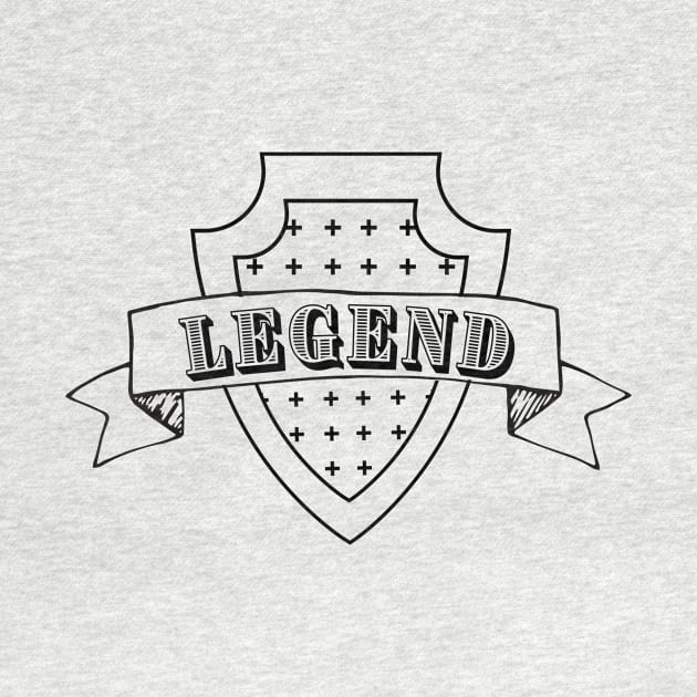 Legend Sports and Gaming Crest Shield by EvolvedandLovingIt